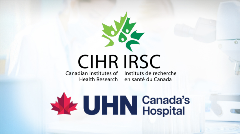Logos of UHN and CIHR
